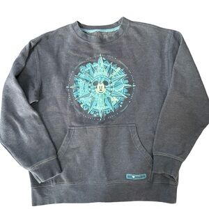 Walt Disney World Discover the Magic Crewneck Women’s Medium Blue Sweatshirt